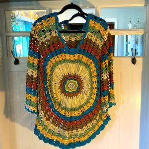 Really Unique Boho crocheted top